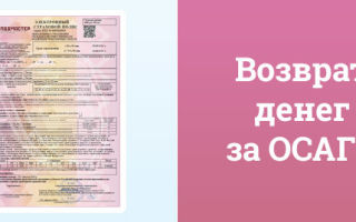 Можно ли отказаться от полиса ОСАГО с возвратом уплаченных денег